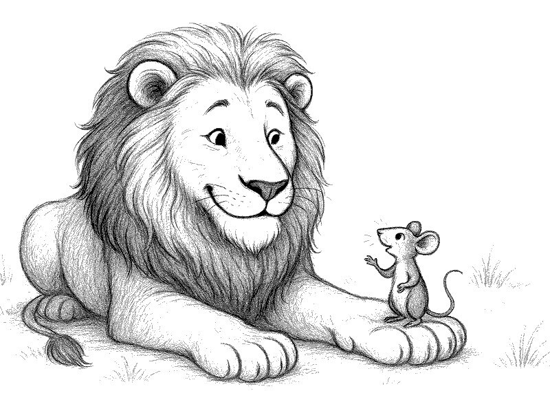 The Lion and the Mouse