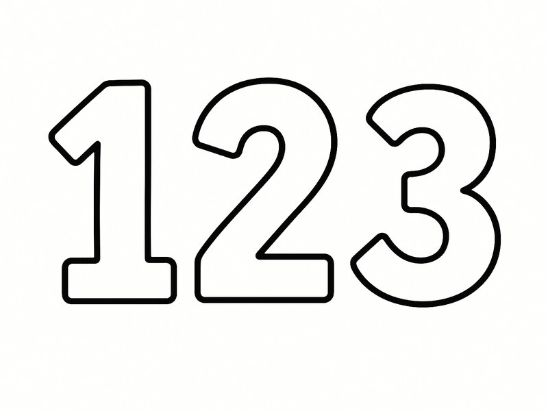 Numbers 1 to 10 deck