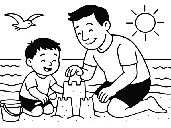Beach Day book built by the app