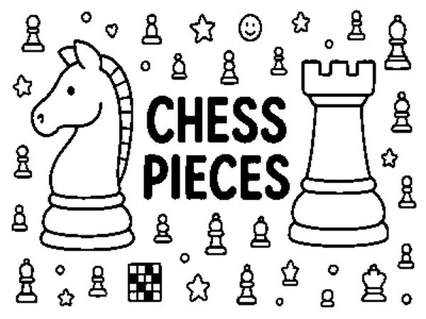 Chess Pieces book built by the app